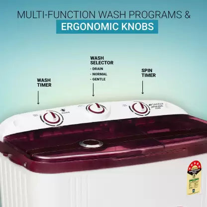 Sansui 7 kg Semi Automatic Top Load Washing Machine Red, White  (JSP70S-2024L) (OPEN BOX) Sansui 7 kg Semi Automatic Top Load Washing Machine Red, White  (JSP70S-2024L) (OPEN BOX)